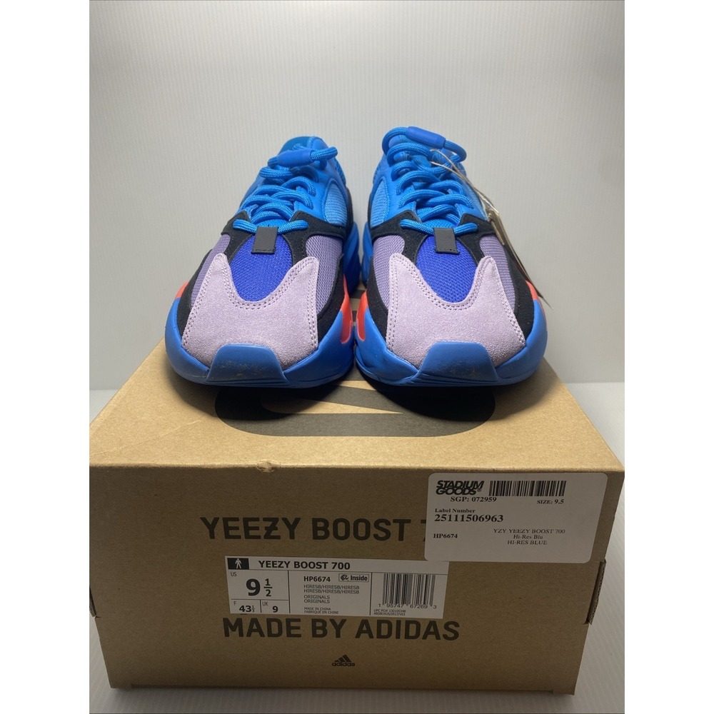 Adidas Originals Yeezy Boost 700 Hi Res Blue - HP6674 New Authentic